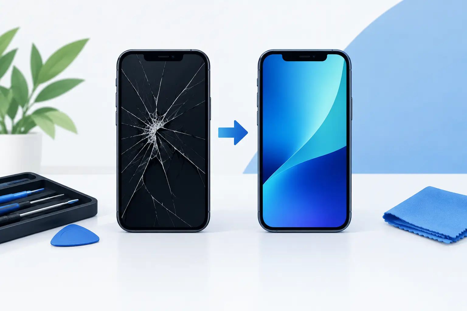 Najlepšie riešenia prasknutého iPhone displeja