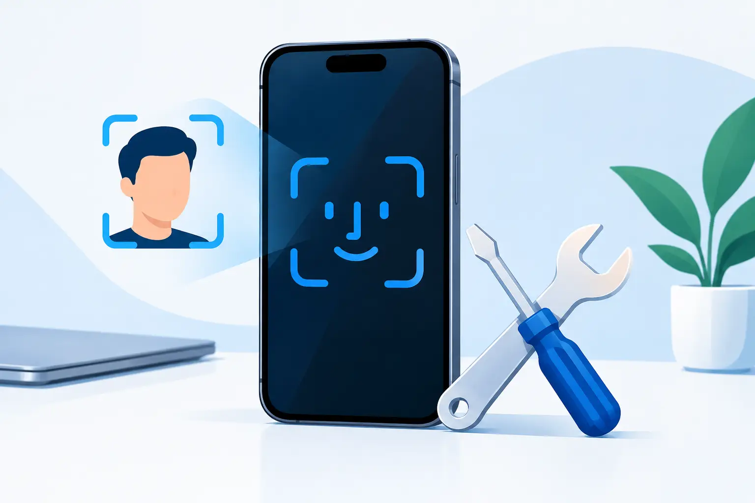 Oprava Face ID pri iPhone bez zbytočného čakania